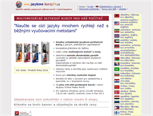 Tablet Screenshot of jazykove-kurzy24.cz